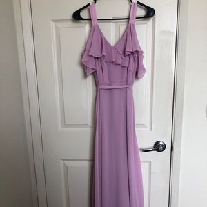 Purple flowy dress